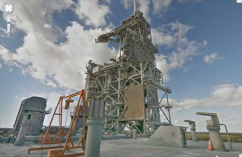 Illustration for article titled Google street view is now available for NASA Kennedy Space Center